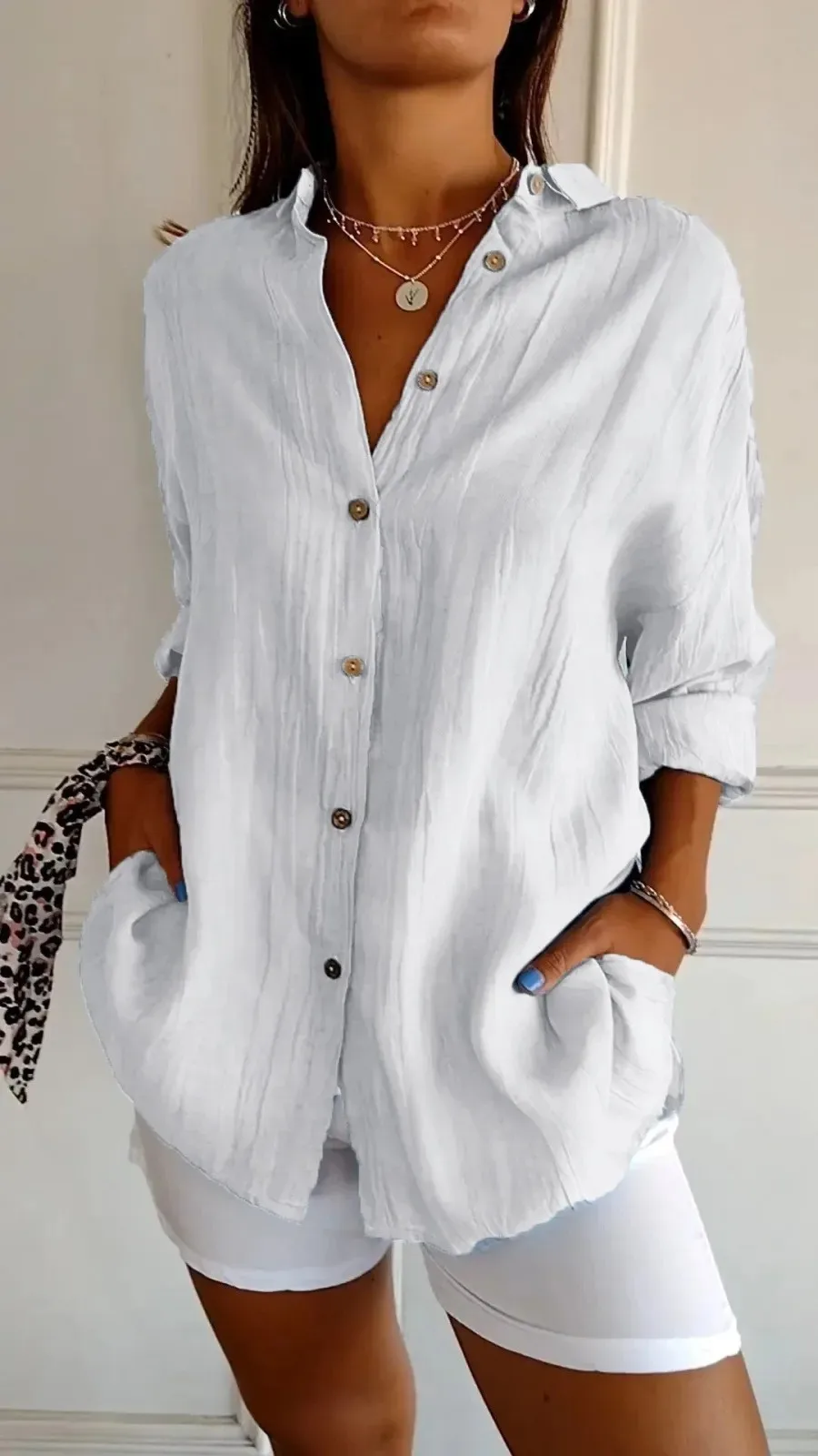 Blouse pour femme, coupe ample – Image 14
