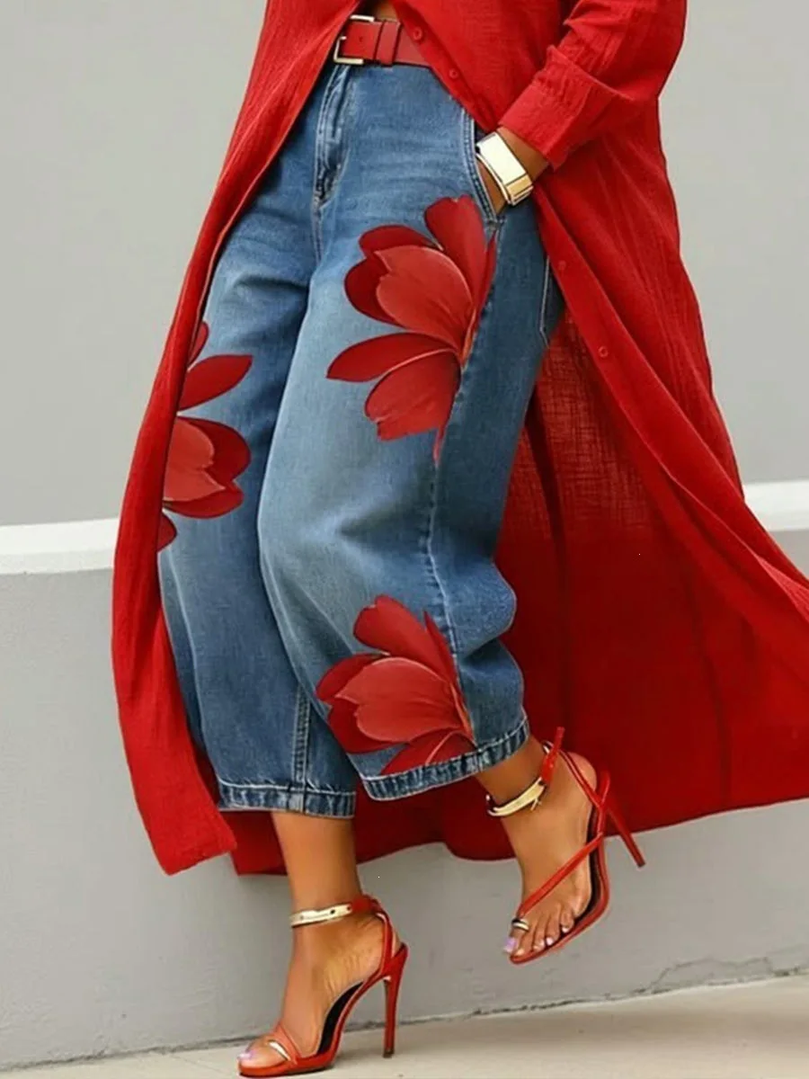 Jean taille haute style « American Street » – Image 3