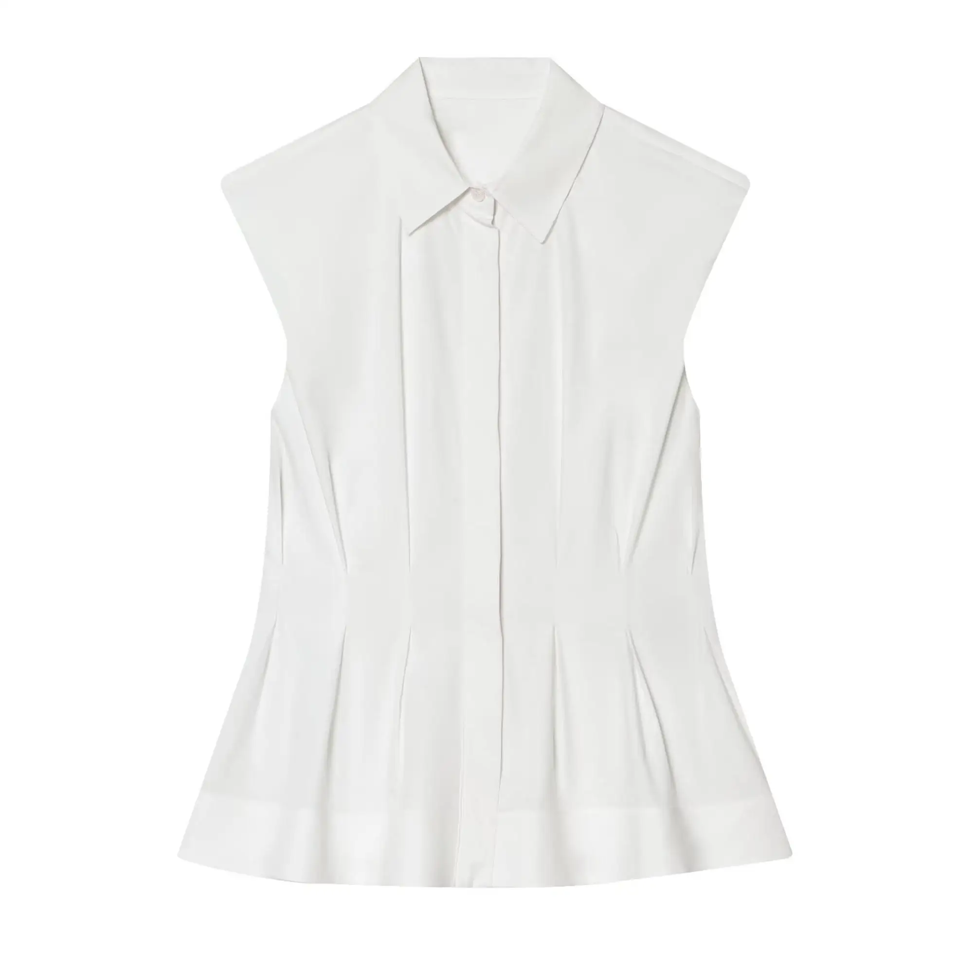 Chemisier plissé pour femme – Style vintage – Image 5