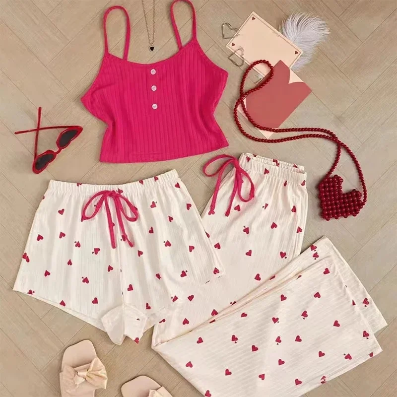Ensemble de nuit 3 pièces pour femme – Image 4