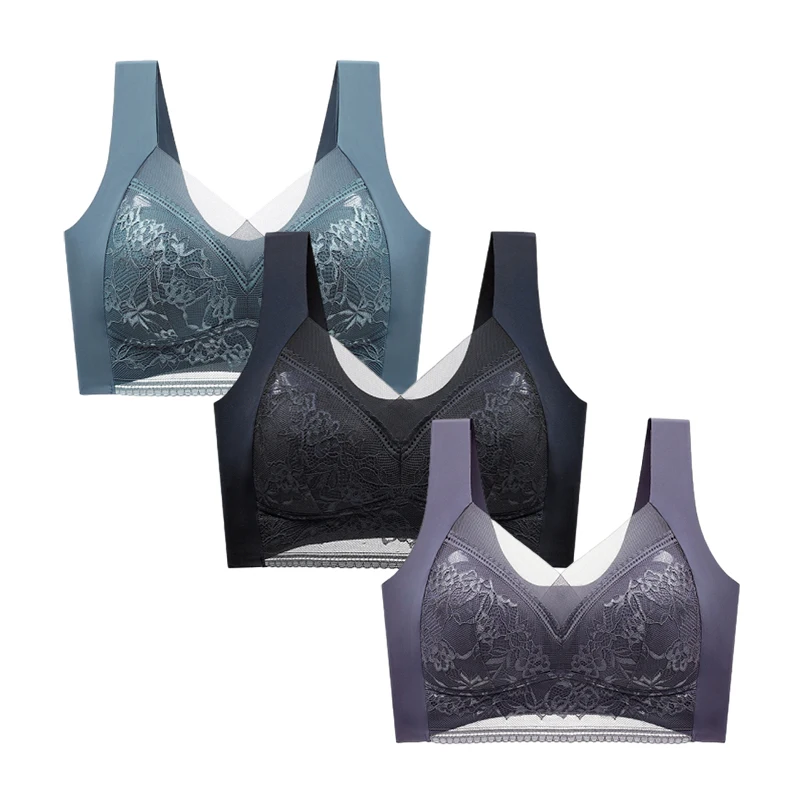 Soutiens-gorge push-up en dentelle pour femme – Image 16
