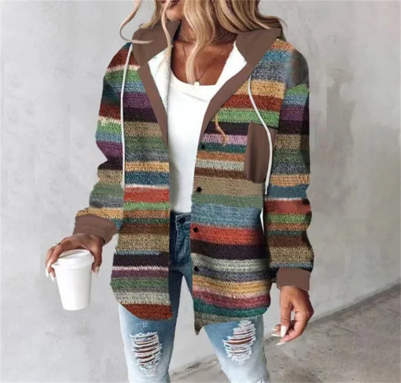 Chemise à carreaux décontractée pour femme – Image 5