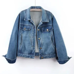Nouveau manteau en jean pour femme