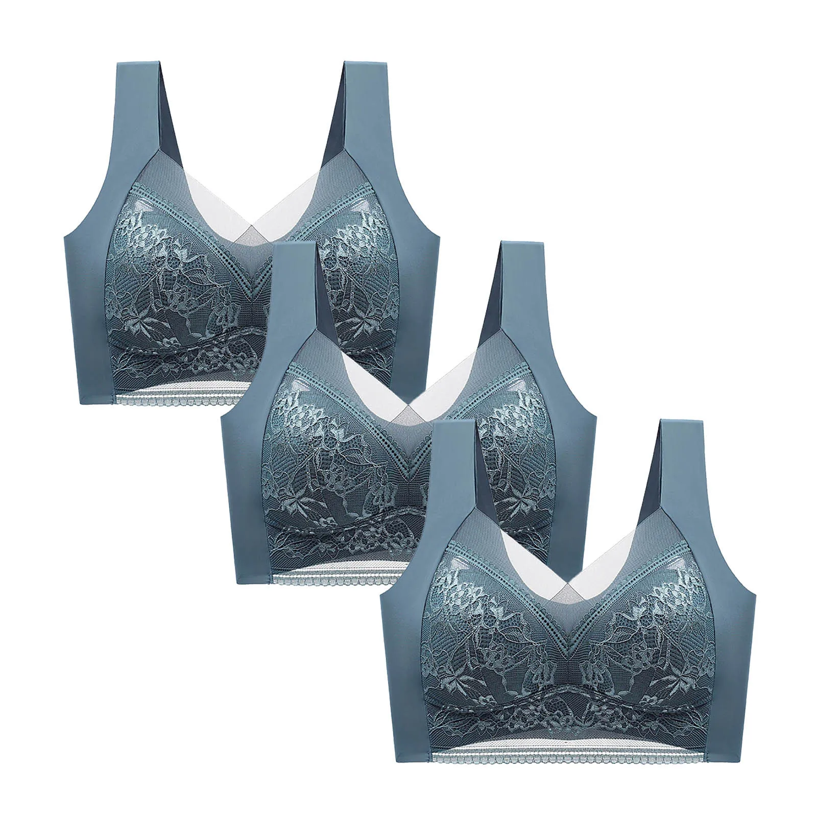 Soutiens-gorge push-up en dentelle pour femme – Image 8