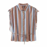 Chemise décontractée sans manches
