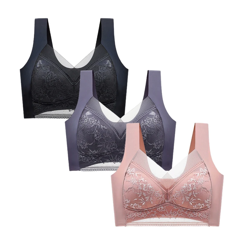 Soutiens-gorge push-up en dentelle pour femme – Image 9