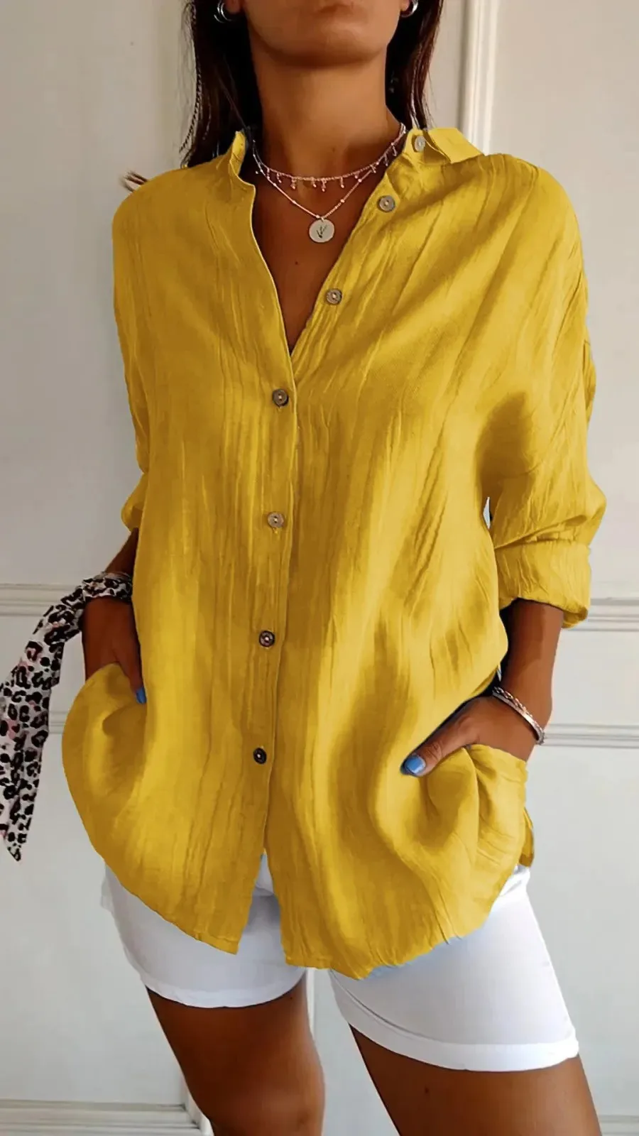 Blouse pour femme, coupe ample – Image 11