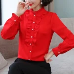 Chemisier en mousseline pour femme