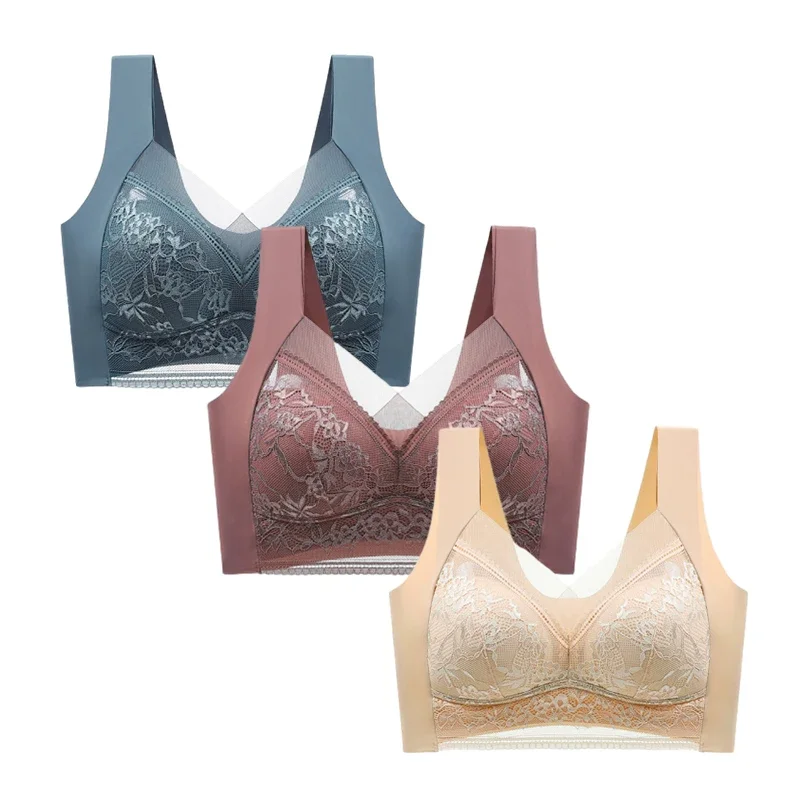 Soutiens-gorge push-up en dentelle pour femme – Image 13
