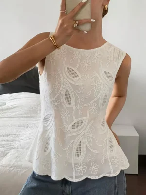 Chemisier élégant pour femme (collection Printemps-Été)