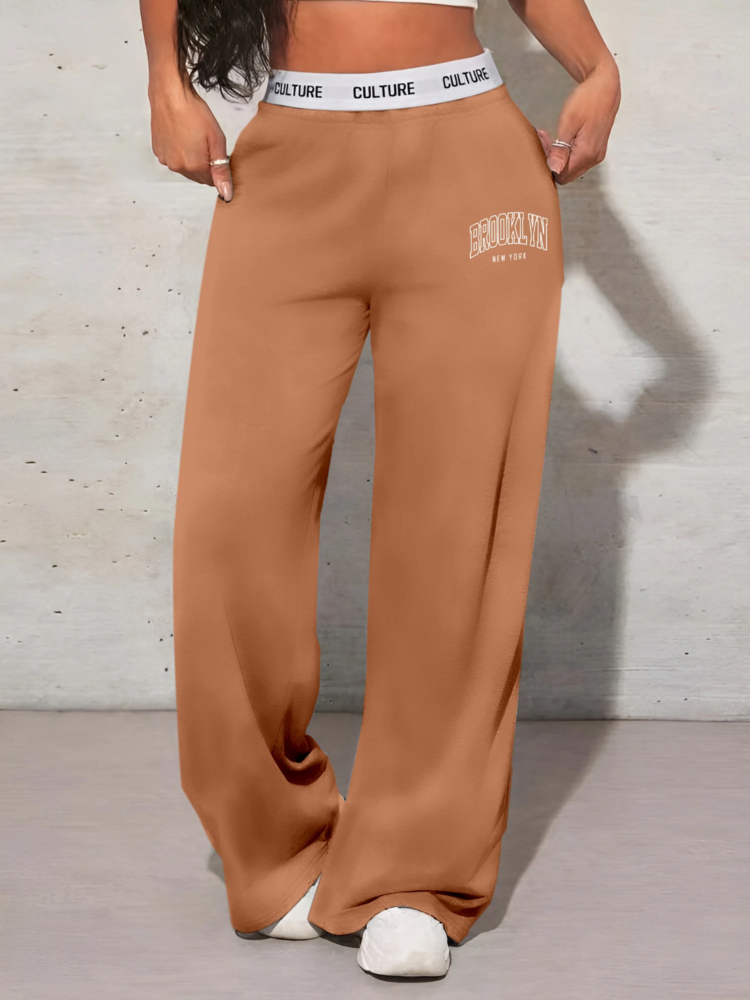 Pantalon large décontracté pour femme – Image 5