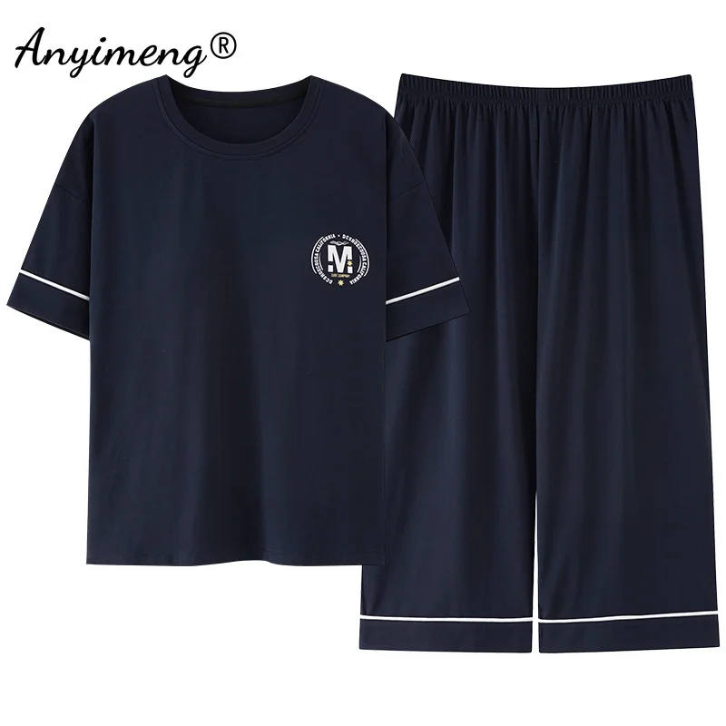 Pyjama grande taille pour femme avec pantacourt – Image 19