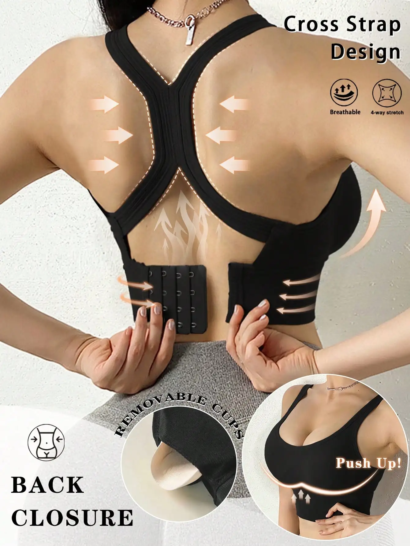 Soutien-gorge de sport sexy pour femme – Image 2
