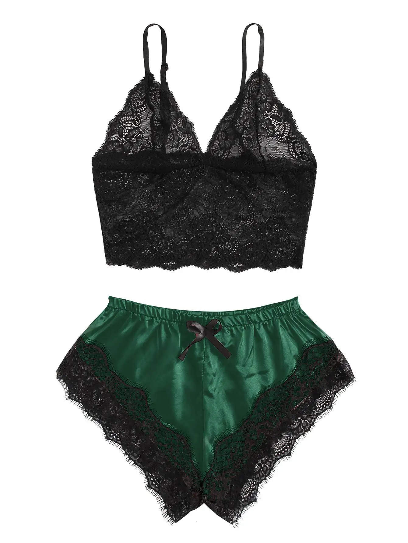 Pyjama sexy en dentelle pour femme – Image 4