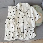 Pyjama d'été léger pour femme (deux pièces)