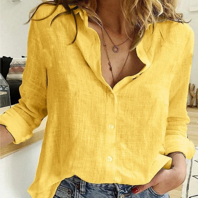 Chemise pour femme style coréen, bleu et rose – Image 7