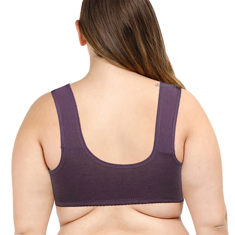 Soutien-gorge en coton avec fermeture à l'avant – Image 2
