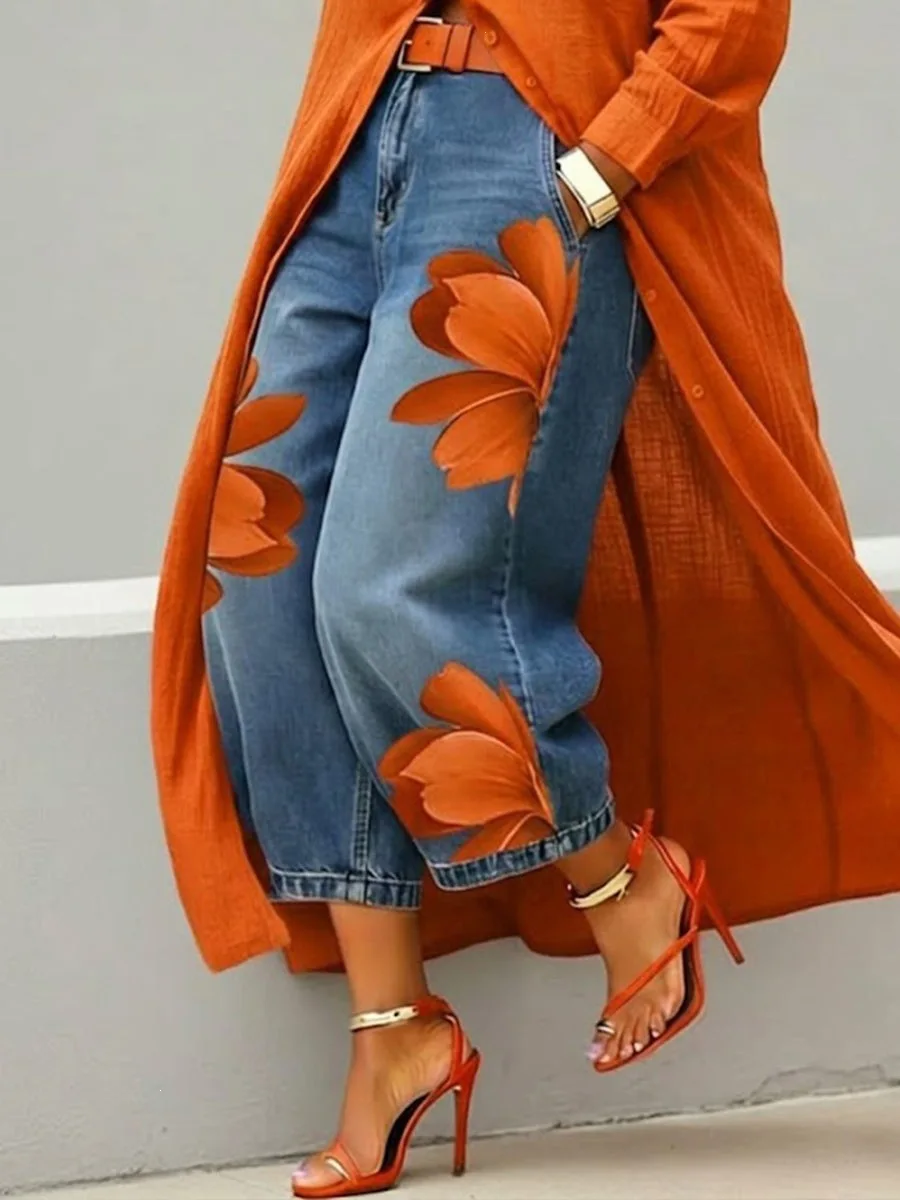 Jean taille haute style « American Street » – Image 2