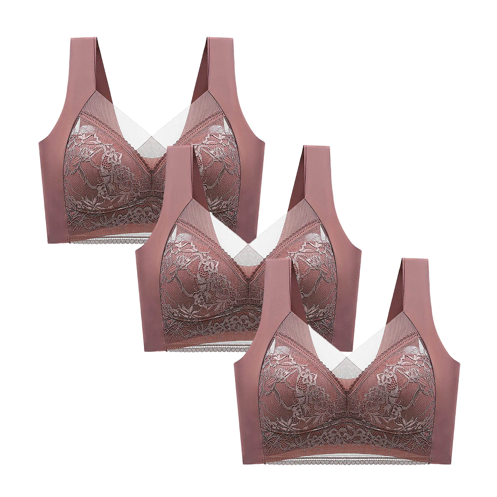Soutiens-gorge push-up en dentelle pour femme – Image 11