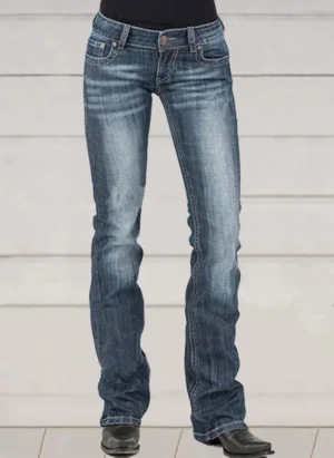 Pantalon évasé pour femme style Y2K vintage