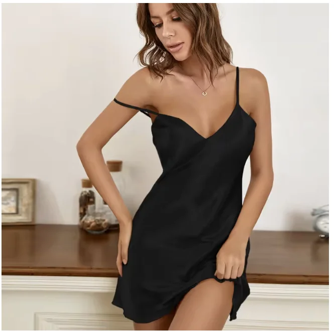 Nuisette sexy à bretelles pour femme – Image 2