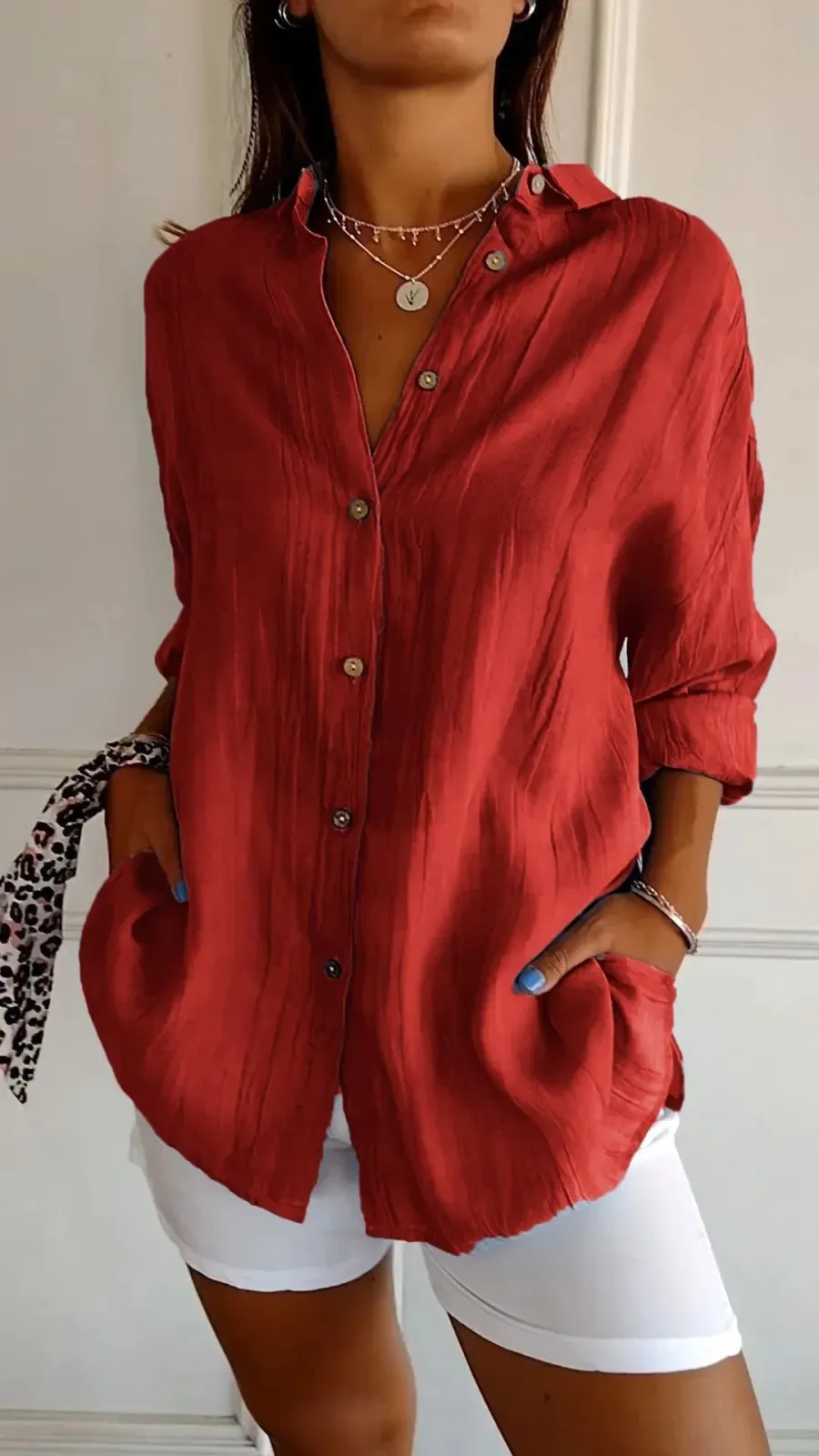 Blouse pour femme, coupe ample – Image 13