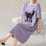 Chemise de nuit d'été pour femme