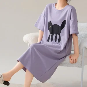 Chemise de nuit d'été pour femme