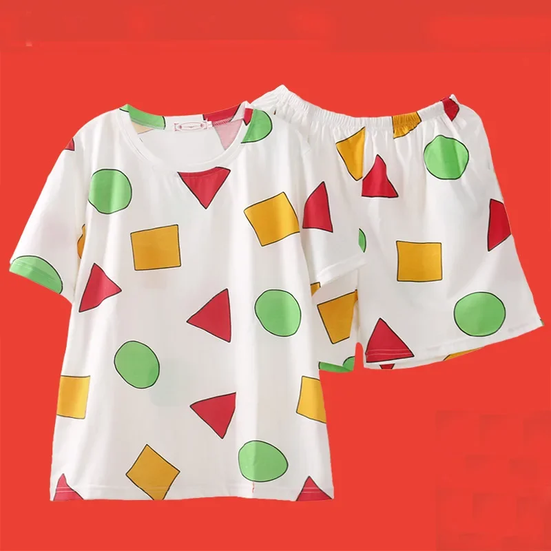 Pyjama d'été en coton pour homme et femme – Image 3