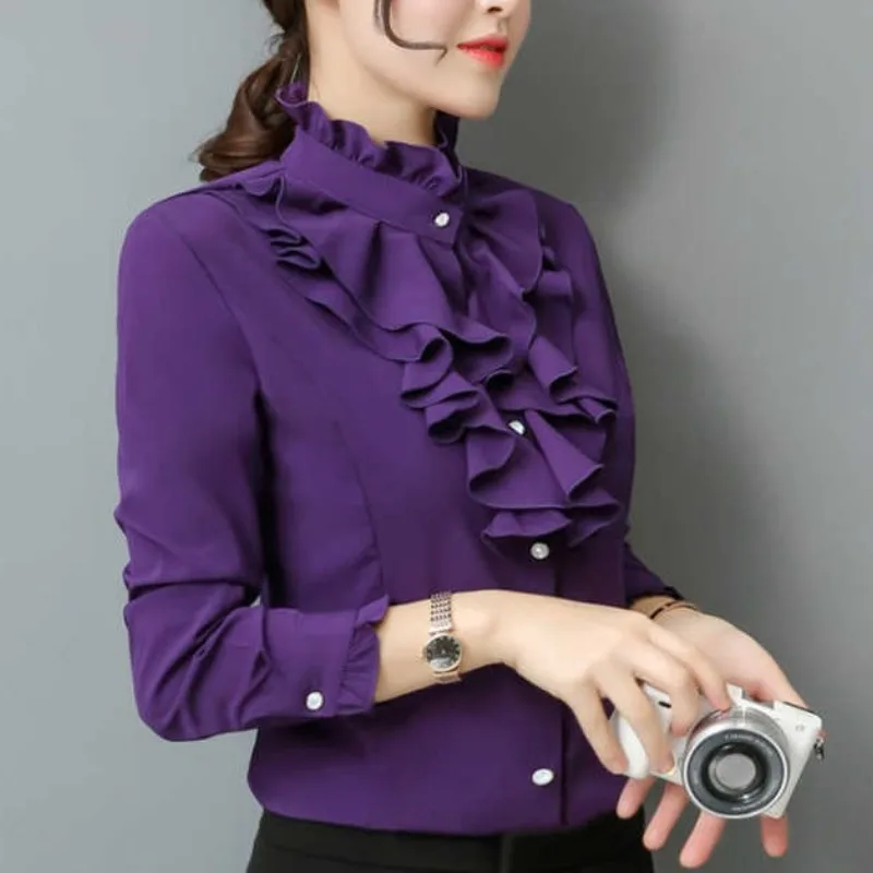 Chemisier pour femme (automne-hiver) à manches – Image 3